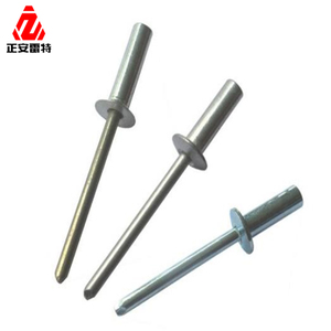 Nhôm/thép không gỉ ISO tiêu chuẩn Lớp 6 nhiệt thép carbon đóng cuối đinh tán mù Đầu phẳng rắn Pop đinh tán - Product Image 1