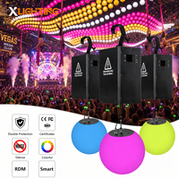Système de treuil de levage pour boule lumineuse cinétique LED RGBW DMX512 pour église, cathédrale, exposition, spectacle, scène