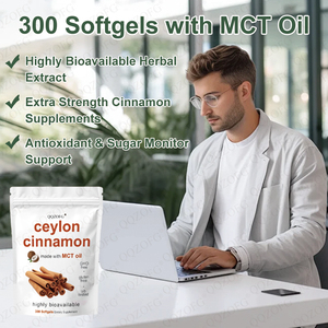 Offerta Speciale: Capsule di Cannella di Ceylon OEM, 300 Softgel con Olio MCT, Integratori di Cannella per Antiossidanti e Benessere - Product Image 4