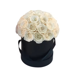 Consegna rapida 100% nome personalizzato rosa di grandi dimensioni naturale conservato su una scatola di <span class=keywords><strong>fiori</strong></span> colorati per sempre regali di Rose eterne - Product Image 4