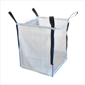 Pp Woven 0.5Ton 1Ton Transpirable Ventilado Bolsa a granel Saco de leña para madera Big Fibc Bag