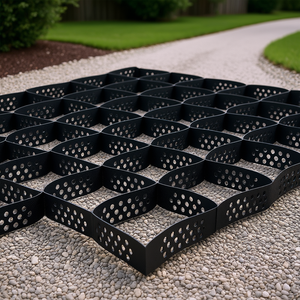 Grilles géotextiles perméables de 2 pouces de profondeur, 16,4 x 6,5 pieds, pour la stabilisation des allées, des jardins, des patios, des chemins et des parkings de camping-cars - Product Image 2