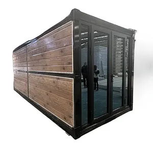 Wholesale Standard Container Prefabricated Folding House Mobile Office Building Proof Portable Foldable Home