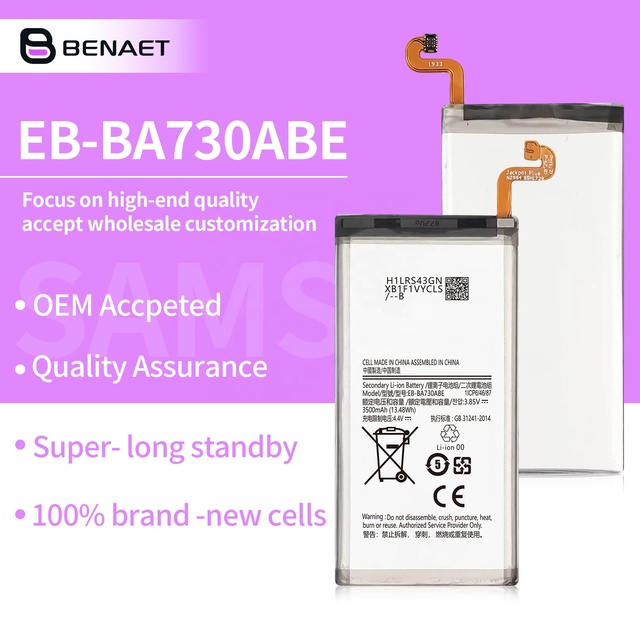 Spot Goods EB-BA730ABE 3500mah Mobile Phone Battery Packs Replacement for Samsung Galaxy A730 A8+ A8S 2018 A9 Pro 2018 Battery