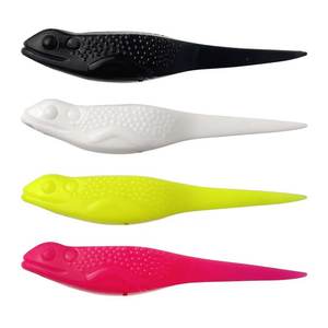 Nouveaux leurres <span class=keywords><strong>de</strong></span> pêche <span class=keywords><strong>de</strong></span> <span class=keywords><strong>Surface</strong></span> <span class=keywords><strong>de</strong></span> Style <span class=keywords><strong>grenouille</strong></span> TPE simplifié bionique caché Hookgroove conception têtard leurres <span class=keywords><strong>de</strong></span> pêche souples - Product Image 1