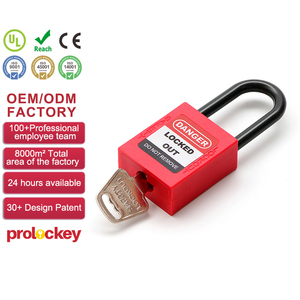 Khóa an toàn cách ly bằng nylon 38mm có logo tùy chỉnh, khóa móc Loto - Product Image 1