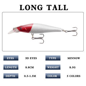 Xy 25 Minnow Hard <b>Lure</b> 8.8cm 8.5g Midwater Bait For Bass <b>Fishing</b> Tackle Artificial <b>Lure</b> - Product Image 5