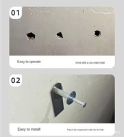 Cheville à marteau en acier au carbone de type américain de haute qualité pour fixation murale et de plafond