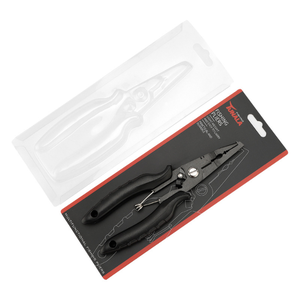 Nuova pinza da pesca Multitool da 19cm per staccare lenza taglierina Modulare strumento di rimozione anelli con esche essenziali per la pesca - Product Image 2