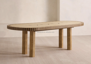 Mesa de Comedor Marella de Diseño Contemporáneo y Lujo, Estilo Sassanid, con Madera de Madrone Burl, Éxito de Ventas - Product Image 4