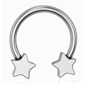 2025 Offre Spéciale mignon étoile 16g fer à cheval Nasal Septal anneau plaqué or bijoux <span class=keywords><strong>de</strong></span> mariage pour les femmes <span class=keywords><strong>nez</strong></span> Piercing - Product Image 6
