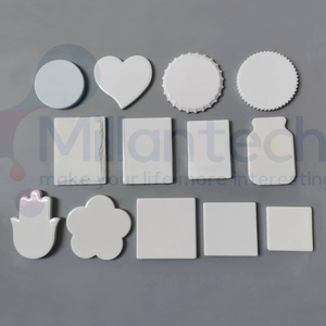 Millantech Blank Sublimation Custom Promotional Ceramic Fridge Magnets White Durable Thermal Transfer Printing