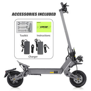 Scooter Eléctrico VIPCOO VS9 de Doble Motor, Plegable, de Alta Velocidad para Adultos, Venta Directa de Fábrica al Por Mayor - Product Image 5