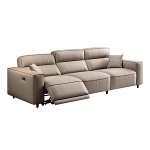 <span class=keywords><strong>Canapé</strong></span> inclinable multifonctionnel en cuir, design moderne, inclinable, pour salon, meubles intelligents électriques - Product Image 4