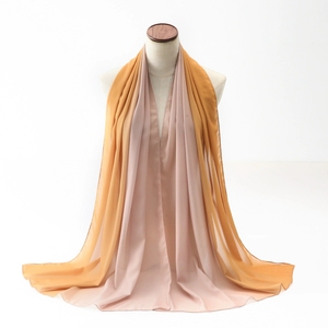 Sciarpa in Chiffon sfumato di perle tradizionali Hijab musulmani accessori di abbigliamento - Product Image 2