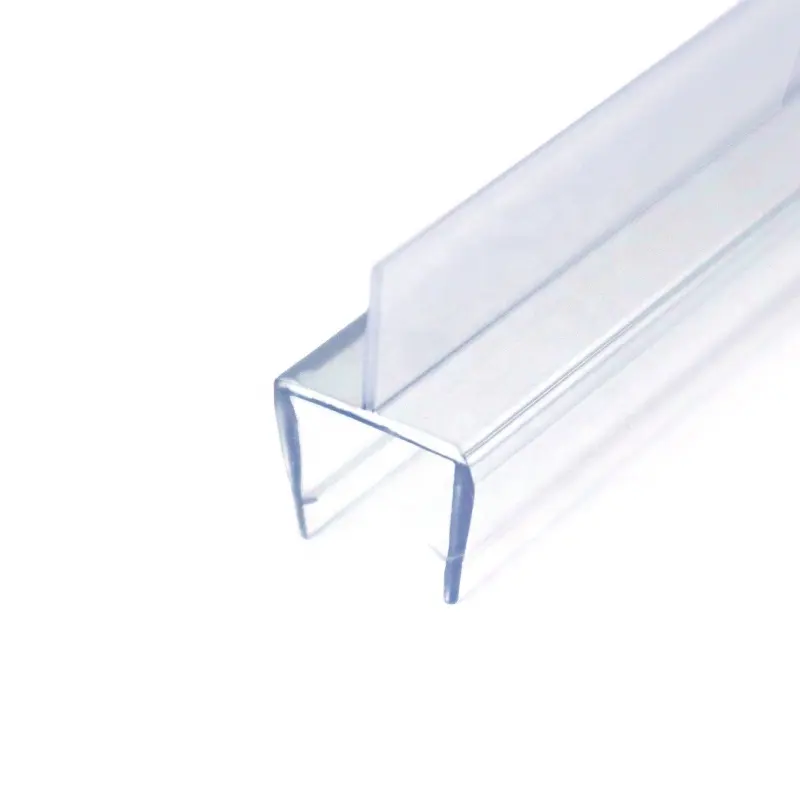 Пластиковая уплотнительная лента для стеклянной двери душа, водонепроницаемое резиновое уплотнение для двери из ПВХ