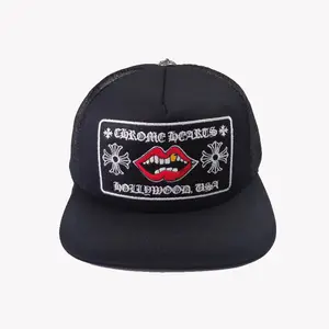 Trendy Version des Trend Hutes Herren Lippen stickerei Mode Hip-Hop Sun shade Net Hat Damen Pingyang Baseball Hut Brief