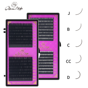 Su marca hecha a mano 0,07 bandejas de pestañas oscuras Super suave individual fabricante de extensiones de pestañas clásicas - Product Image 6