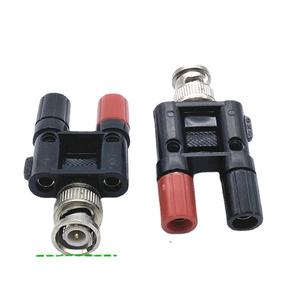 Adaptador BNC Q9, adaptador BNC macho, adaptador giratorio BNC de doble fila, conector banana de 4 mm, salida de fábrica - Product Image 3