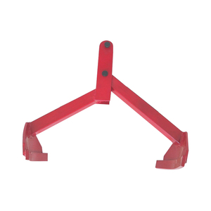 Gancho elevador de tambor de acero de 55 galones con certificado <span class=keywords><strong>CE</strong></span>, elevador de tambor de seguridad rojo de 1000 libras de capacidad - Product Image 2