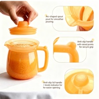 Verseuse isotherme en silicone alimentaire pour lait et café, incassable, design moderne et minimaliste, 500ml-750ml, Shenzhen