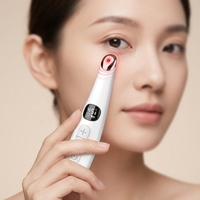 Appareil de massage oculaire électrique 2026 avec thérapie douce par lumière rouge pour les cernes, le gonflement et la relaxation des yeux