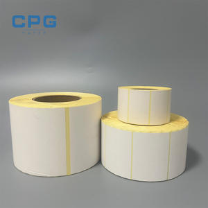 Custom High Quality Phenol Free Thermal Barcode Label Oil Resistant Thermal Label <b>Paper</b> Roll for Express and Courier Labels - Product Image 1