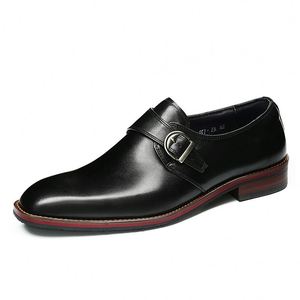 Zapatos de Hombre de Piel Genuina de Alta Gama, con Punta en Pico y Estilo Slip-On, para Oficina y Ocio, Tendencias de Moda Otoñales - Product Image 6