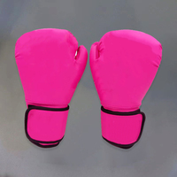 Gants de boxe Muay Thai de haute qualité avec logo personnalisé, en cuir PU professionnel, pour l'entraînement MMA
