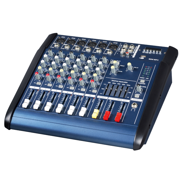 Factory Direct Sale Professional OEM DJ Sound System Digital Music Audio Video Max Power Mixer Console