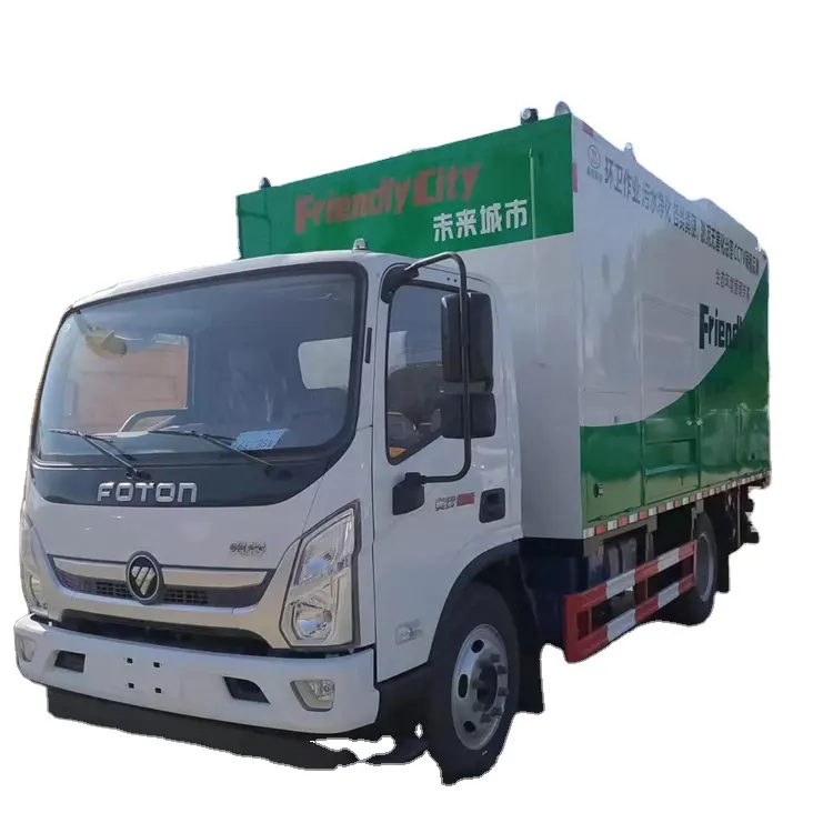 Foton AOLING thông minh tách ra bụi bẩn rắn từ nước thải 7-15 m3/h xe tải lọc nước thải