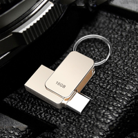 Clé USB pivotante de type C 2.0/3.0, mini métal, 16 Go/32 Go/64 Go, nouvelle pour les smartphones Android