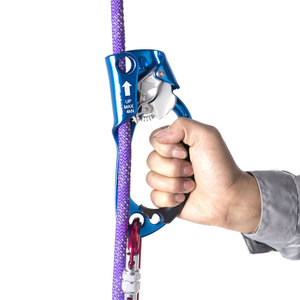 Aluminium left hand ascender rock climbing tree rappelling gear equipment