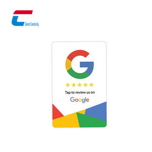 TikTok Googleレビュー用のカスタムNFC名刺チップソーシャルメディアプラスチックRFIDカード - Product Image 5