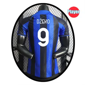 Version joueur 2023 2024 nouveaux vêtements de football maillot de football Milan LAUTARO chemise Inter survêtements t-shirt de sport