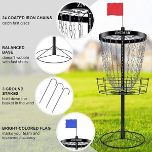 Cesto da <span class=keywords><strong>Disc</strong></span> <span class=keywords><strong>Golf</strong></span>, Gioco di <span class=keywords><strong>Golf</strong></span> con 24 Catene - Product Image 6