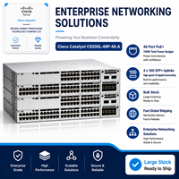 Commutateur réseau PoE Cisco Catalyst 9200 48 ports C9200L-48P-4X-A Haute densité 48 ports PoE+