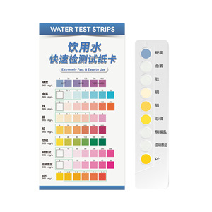 แผ่นทดสอบน้ำวานซ์ฟูล 9-อิน-1 5 แพ็ค สำหรับตรวจคุณภาพน้ำดื่ม - Product Image 4