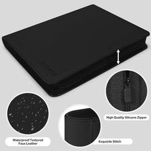 Carpeta Premium para Tarjetas Coleccionables, con 4 o 9 Bolsillos, Capacidad para 252 o 288 Tarjetas, con Cierre, para Tarjetas Deportivas, TCG, Carpeta de 9 Bolsillos - Product Image 4