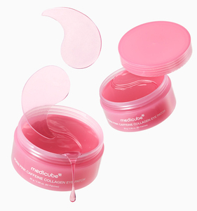 Medicube PDRN Pink Caffeine Collagen <b>Eye</b> Patch 60pcs Anti-Puffiness Silicone <b>Eye</b> <b>Mask</b> Pad - Product Image 3
