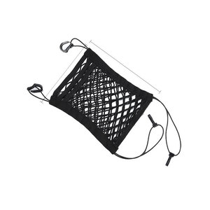 Filet de rangement élastique pour dossier de siège de voiture, organisateur en maille pour l'intérieur de la voiture, sac de rangement avec porte-gobelet et solution d'économie d'espace pour le chargement - Product Image 2