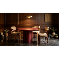 Table à manger extensible ronde ovale moderne de luxe, collection de meubles de salle à manger, plusieurs designs pour la maison, le restaurant, la villa, l'hôtel