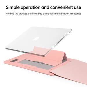 2025 Dunne Pu Lederen Laptop Hoes Koffer Zakelijke Notebook <span class=keywords><strong>Computer</strong></span> Waterdichte Tas Beschermhoes Aktetassen - Product Image 4