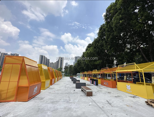 Tenda per Eventi, Mercati e Fiere, Chiosco Portatile, Stand Mobile per Attività Commerciali, Bar Pieghevole per Snack - Product Image 6