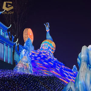 <span class=keywords><strong>Linterna</strong></span> <span class=keywords><strong>de</strong></span> Seda con Tema <span class=keywords><strong>de</strong></span> Mitología <span class=keywords><strong>de</strong></span> la Cultura China, Impermeable, Modelo SGL74, para el Festival del Fénix, para Parques - Product Image 4