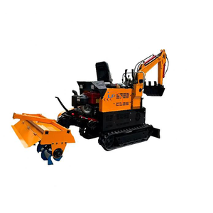 Máquina hidráulica sobre orugas Excavadora Mini Bagger Digger 25Hp 35Hp Cultivadores Mini Rotary Tiller Máquina agrícola - Product Image 6