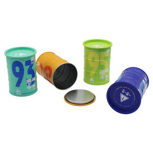 Fabricante cilíndrico banco de monedas Euro Dólar de EE. UU. Metal lata hucha cajas de ahorro de dinero caja de estaño moneda ahorro banco - Product Image 6