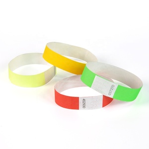 Bracelets Tyvek personnalisés anti-effraction, 3/4"x10", étanches et jetables pour événements (RTS) - Product Image 1
