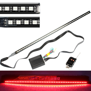Liwiny 7 màu 5050 48led RGB Scanner Flash xe Strobe ánh sáng ban đêm Rider Kit ánh sáng dải tự động bầu không khí Đèn Flash + từ xa - Product Image 2