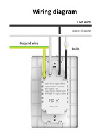 Interruptores de Botón Táctiles Autoalimentados XZJ, Interruptor de Luz Inalámbrico Matter, Panel de Pared Impermeable, Máx. 10A 120V, Compatible con WiFi